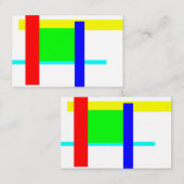 Carte De Visite Embrassage coloré (Devant / Derrière)