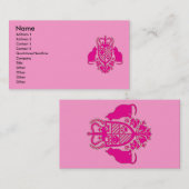 Carte De Visite Embroidered_Cat (Devant / Derrière)