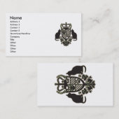 Carte De Visite Embroidered_Cat (Devant / Derrière)