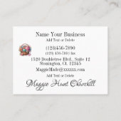 Carte De Visite Embroidery / Sewing / Seamstress  (Dos)