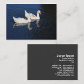 Carte De Visite Emden Geese (Devant / Derrière)