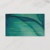 Carte De Visite Emerald Green Inkwell (Dos)