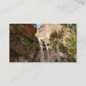 Carte De Visite Emerald Pool Falls I du parc national Zion (Dos)