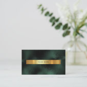 Carte De Visite Emerald Tropical Green Vip Ombre Parties scintilla (Debout devant)