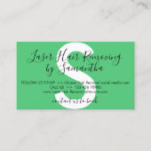 Carte De Visite Émeraude Green Hair Remoding Aftercare Instruction (Devant)