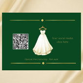 Carte de visite émeraude vert émeraude