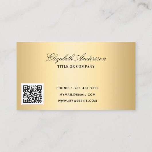 Carte De Visite émeraude vert léopard photo code QR (Dos)