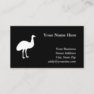 Carte De Visite Émeu