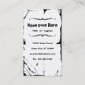 Carte De Visite emo pin (Dos)