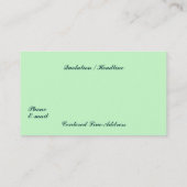 Carte De Visite Émotions (Dos)