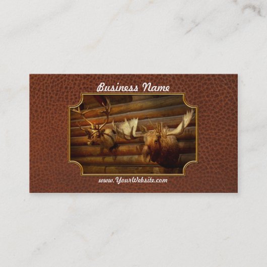 Carte De Visite Empaillage - le pavillon de chasse (Devant)