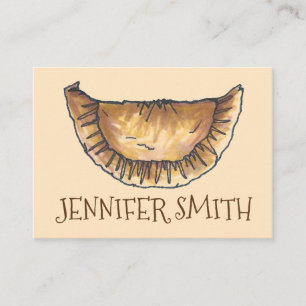 Carte De Visite Empanada personnalisée Espagnol Pâtisserie Chef Cu