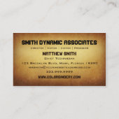 Carte de visite empaqueté de bande de disc-jockey (Dos)