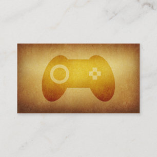 Carte de visite empaqueté de manette d'archives