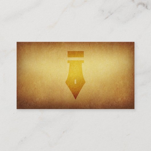 Carte de visite empaqueté de stylo d'auteurs (Devant)