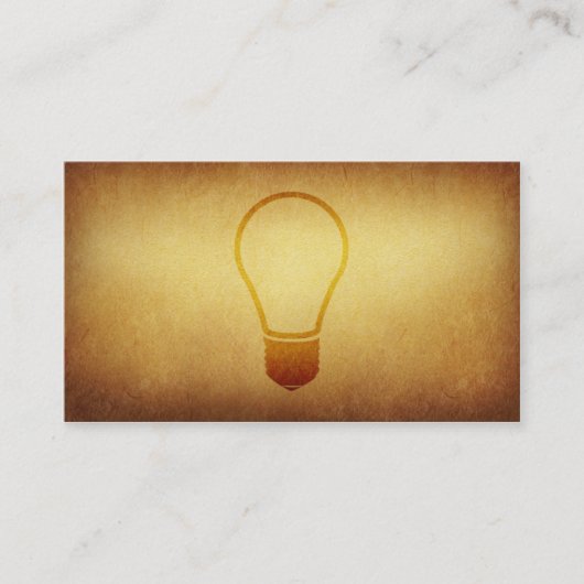 Carte de visite empaqueté d'idées d'archives (Devant)