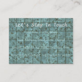 Carte De Visite Empilages de dock de ferry (Dos)