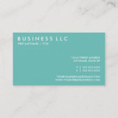 Carte De Visite emplacement des ballons. (personnalisable en coule (Dos)