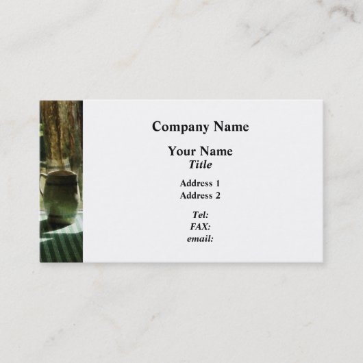 Carte De Visite Emplacement par fenêtre (Devant)