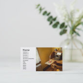 Carte De Visite Emploi - Dactylo - Une personne aux multiples cent (Debout devant)
