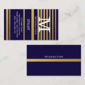 Carte De Visite emploi / profession / activité personnalisée (Devant / Derrière)