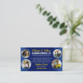 Carte De Visite Employé de ménage auxiliaire professionnel (Debout devant)