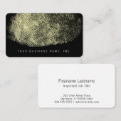 Carte De Visite Empreinte de boucle inversée (Devant / Derrière)