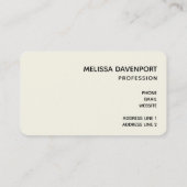 Carte de visite Empreinte de léopard sauvage et ex (Dos)