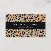 Carte De Visite Empreinte de léopard, Spots de léopard, Leopard Br (Devant)