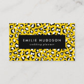 Carte De Visite Empreinte de léopard, Spots de léopard, Leopard Ja (Devant)