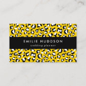 Carte De Visite Empreinte de léopard, Spots de léopard, Leopard Ja (Devant)