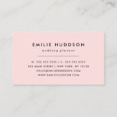 Carte De Visite Empreinte de léopard, Zones Léopard, Noir Et Blanc (Dos)