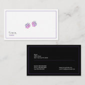 Carte De Visite Empreinte de patte (Devant / Derrière)