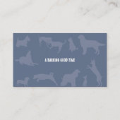 Carte de visite Empreinte de patte de soins aux ch (Dos)