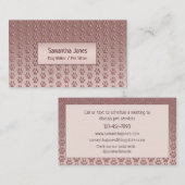 Carte De Visite Empreinte de patte mignon animal Sitter chien Walk (Devant / Derrière)