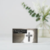 Carte De Visite Empreinte d'empreintes digitales Croix Vide Tomb C (Debout devant)