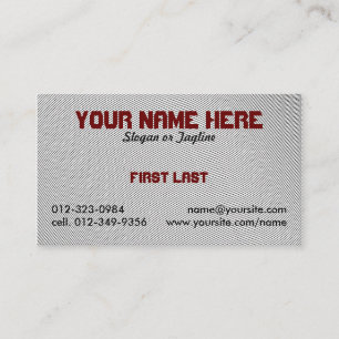 Carte De Visite empreinte digitale