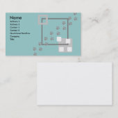Carte De Visite Empreintes de pattes (Devant / Derrière)