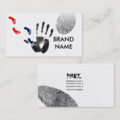 Carte De Visite Empreintes digitales (Devant / Derrière)