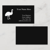 Carte De Visite Emu (Devant / Derrière)