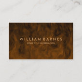 Carte de visite en acajou Brown (Devant)