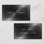 Carte de visite en acier de regard (Devant / Derrière)