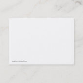 Carte de visite en bambou de spa d'ondulation de (Dos)