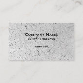 Carte de visite en béton (Dos)