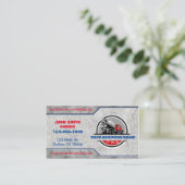 Carte de visite en béton (Debout devant)