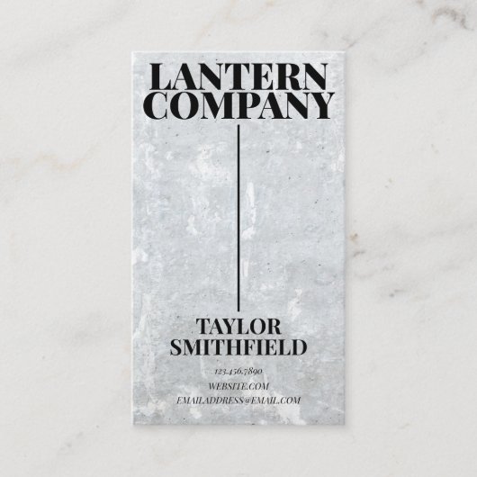 CARTE DE VISITE EN BÉTON TRADITIONNEL (Devant)