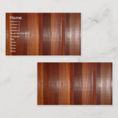 Carte de visite en bois (Devant / Derrière)