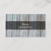 Carte de visite en bois (Dos)