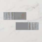 Carte de visite en bois (Devant / Derrière)