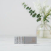 Carte de visite en bois (Debout devant)